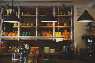 The welcoming interior of Scoff Troff Cafe